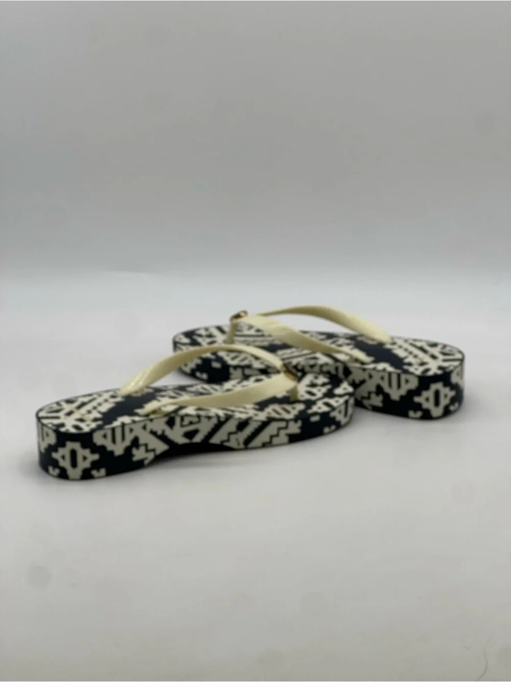 Tory Burch Wedge Flip-Flops. Size 9